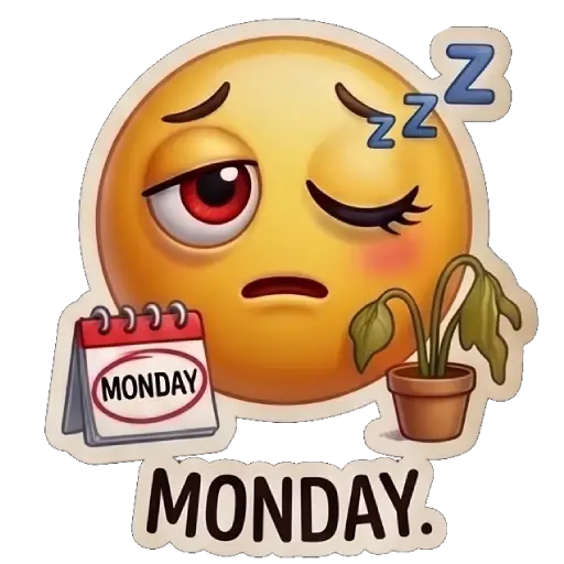 office jokes, smiley faces, emoji, funny office stickers, office, boss, WhatsApp stickers, sticker pack, free download, monday